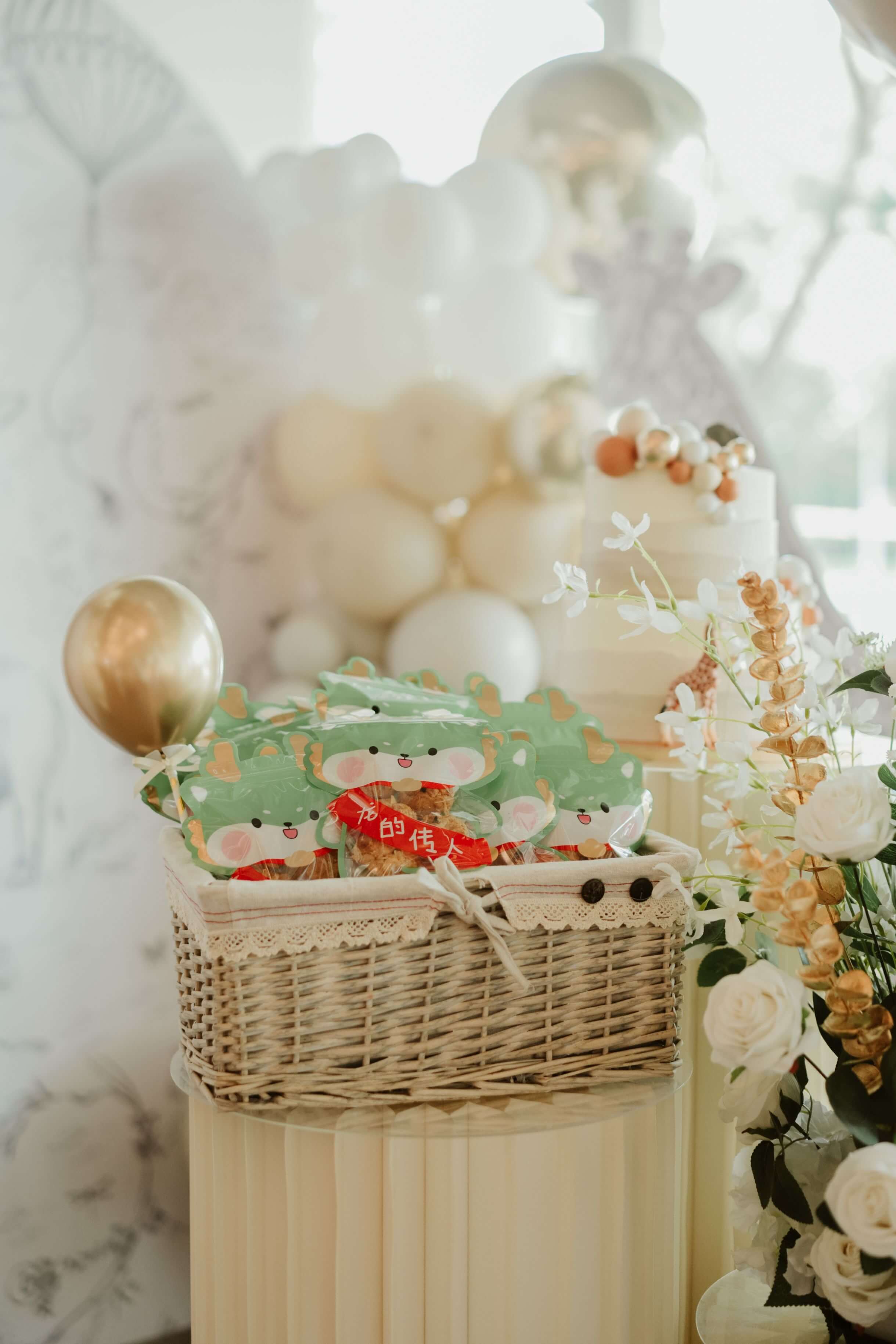 reception table balloon